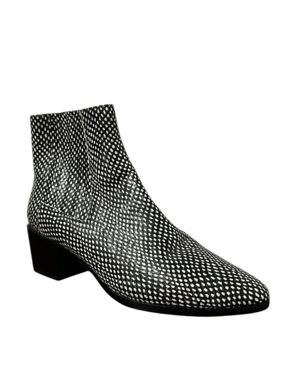 rag & bone Rover Chelsea Ankle Boots Snakeskin Embossed Leather